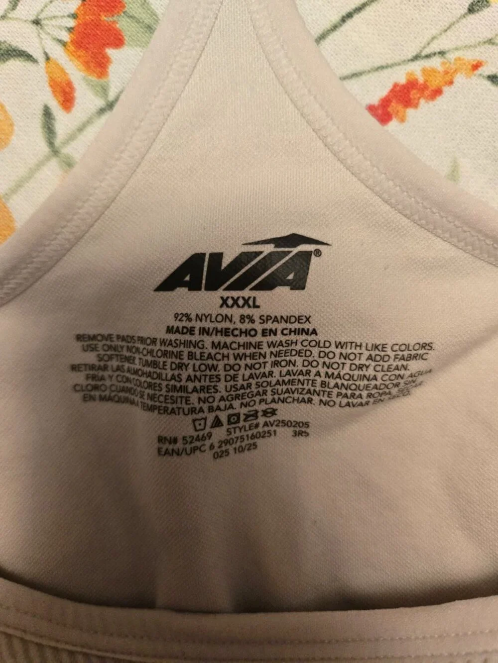 Avia Women's Pink and Tan Bra